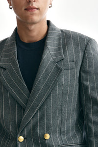 Marsem Double-breasted Linen Jacket 