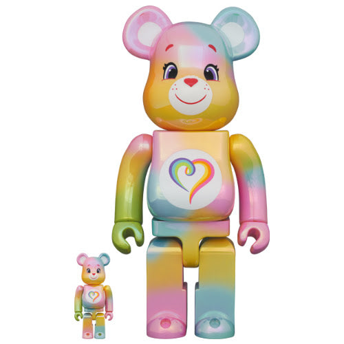 (PREORDER) BEARBRICK 400% CARE BEARS TOGETHERNESS BEAR 2-PACK 