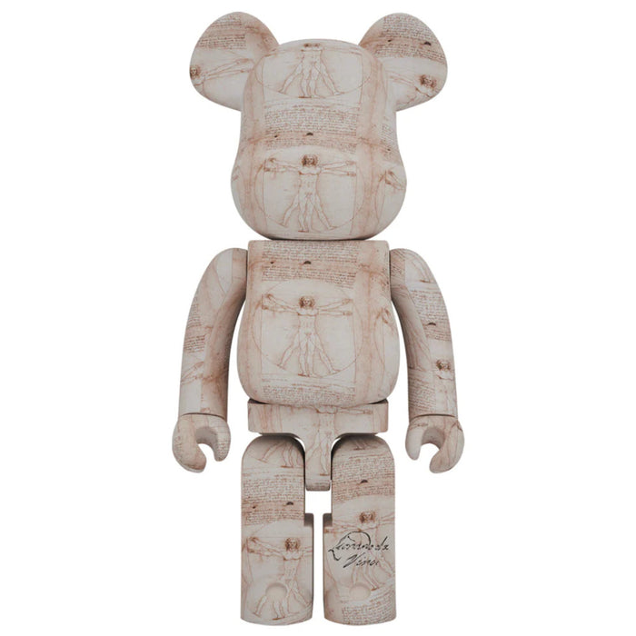 Bearbrick 1000% Leonardo Da Vinci Vitruvian Man