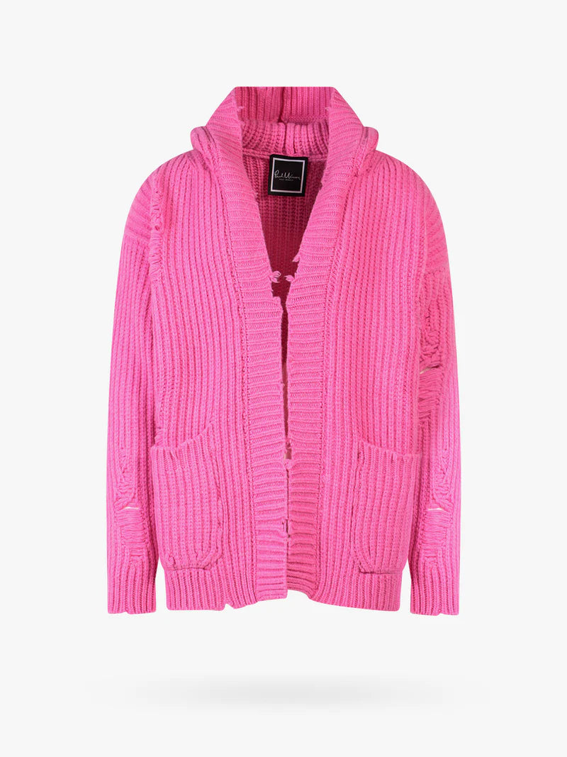 Paul Memoire Pink Wool Cardigan