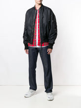 Load image into Gallery viewer, Paura Floris Bomber Black