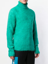 Load image into Gallery viewer, Danilo Paura Umit Highneck Mohair Green