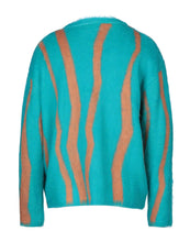 Load image into Gallery viewer, Danilo Paura Bookie Sweater Mohair Brown/Sky