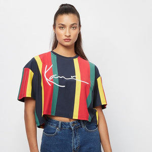 KARL KANI FW19 Woman SIGNATURE STRIPES TEE - T-shirt