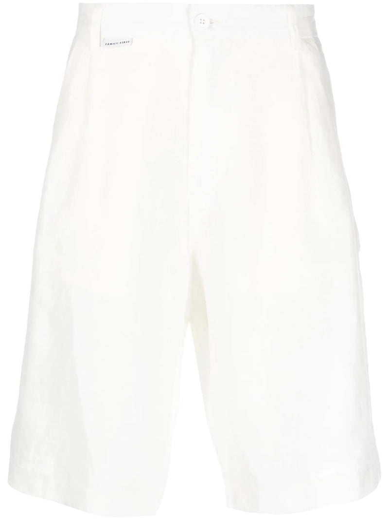 Family First Linen Short Pant White