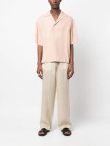 Family First Linen Straight Leg Pant White