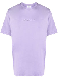 Family First T-shirt Box Logo Light Violet