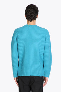 Paul Memoire Light Blue Wool Sweater
