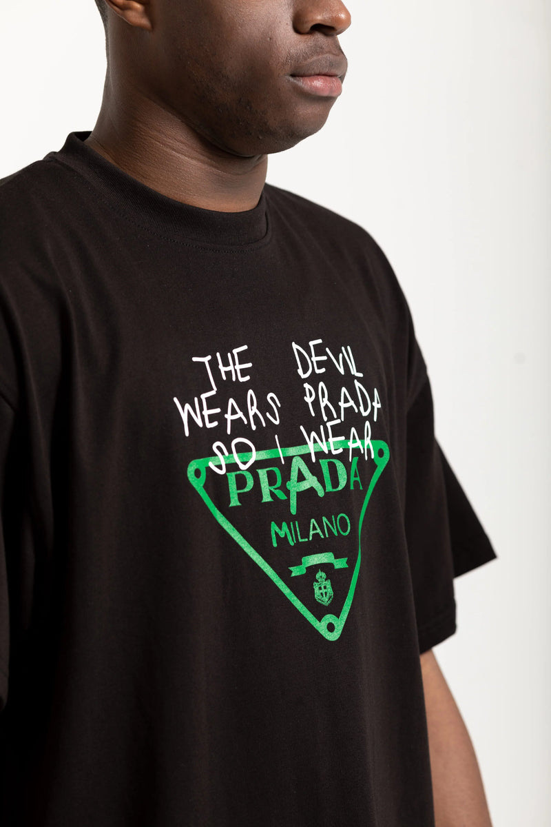 DLT LAB Prad* Black T-shirt