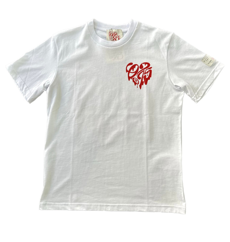 0275 T-shirt Heart Logo Red