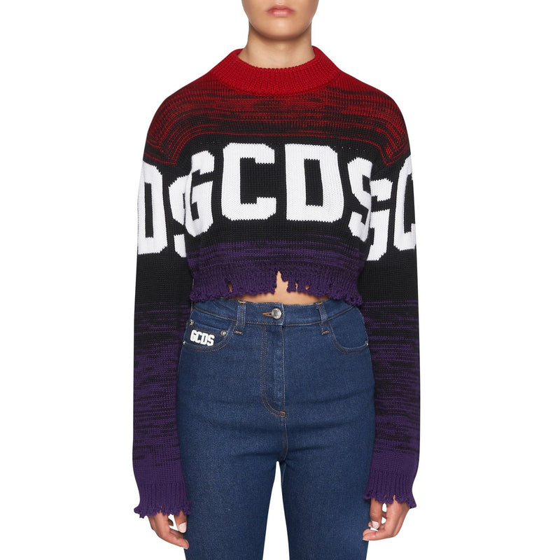 GCDS Woman Logo Degradè Sweater
