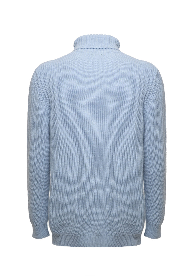 Family First Turtleneck Light Blue