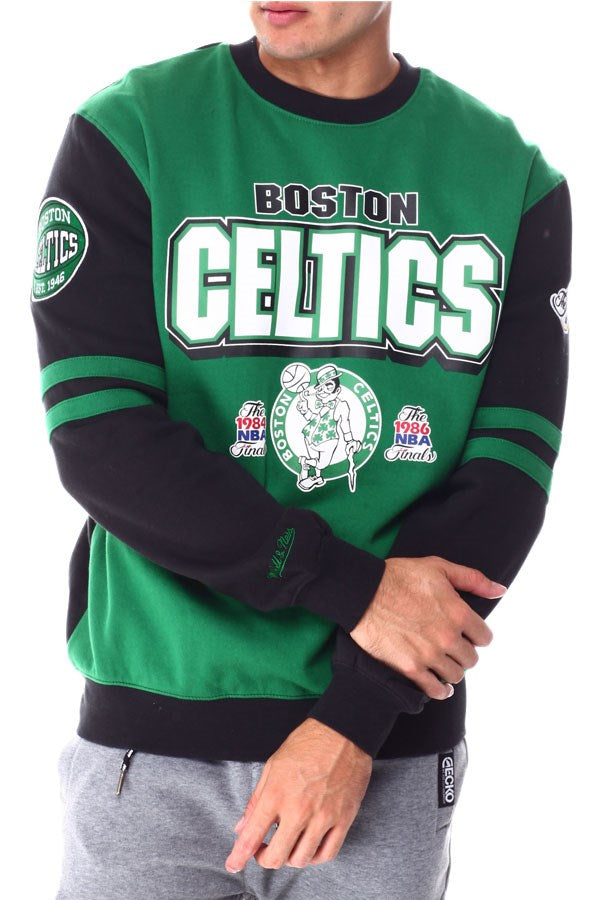 Mitchell and Ness Boston Celtics All Over Crew
