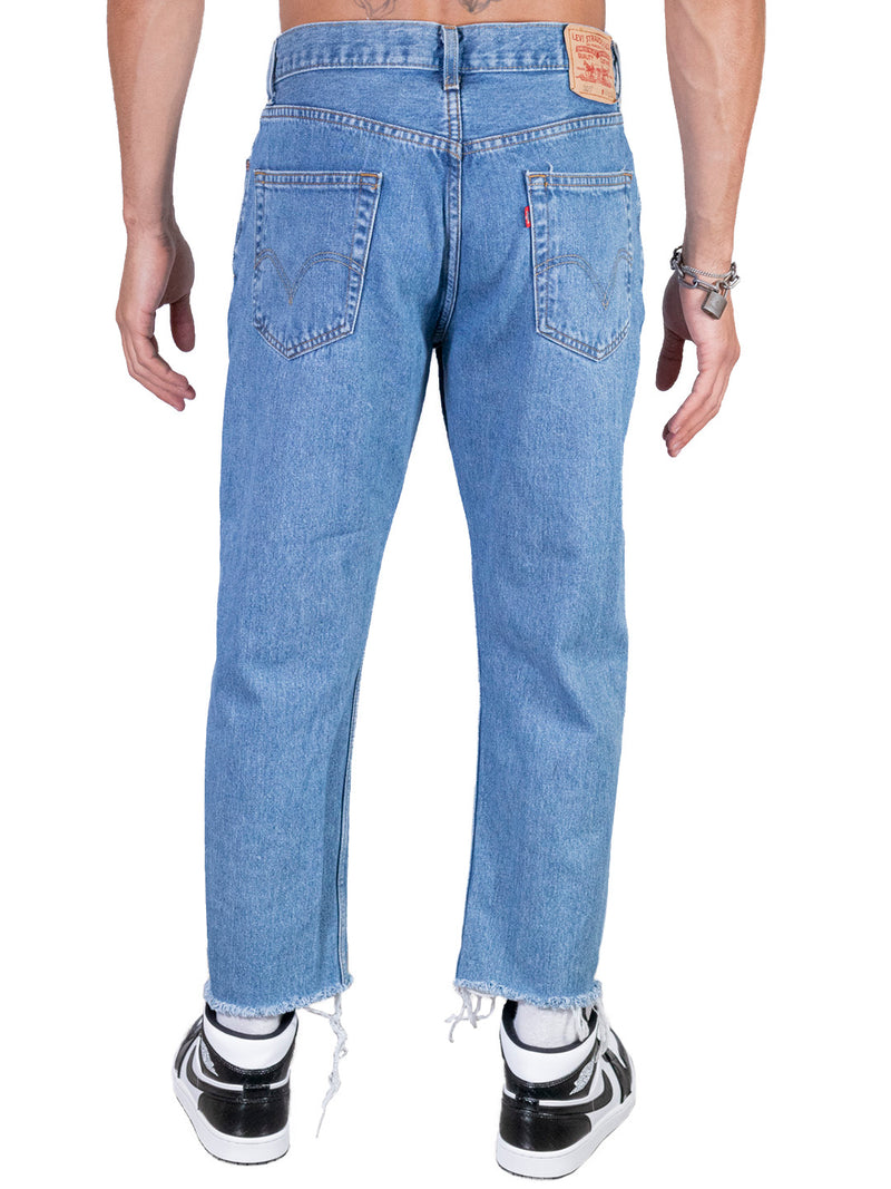 LEVI'S 501 Man Jeans Revisited Blue Washed