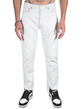 Carica l&#39;immagine nel visualizzatore di Gallery, LEVI&#39;S 501 Man Jeans Revisited White Washed