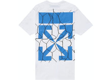 Load image into Gallery viewer, OFF-WHITE Fence Arrows Tee White/Blue