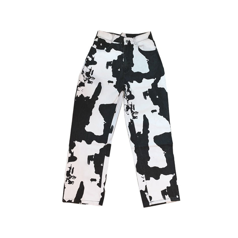 Trap Denim Tie Dye Black Denim