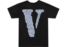 Carica l&#39;immagine nel visualizzatore di Gallery, Pop Smoke x Vlone The Woo T-Shirt Black