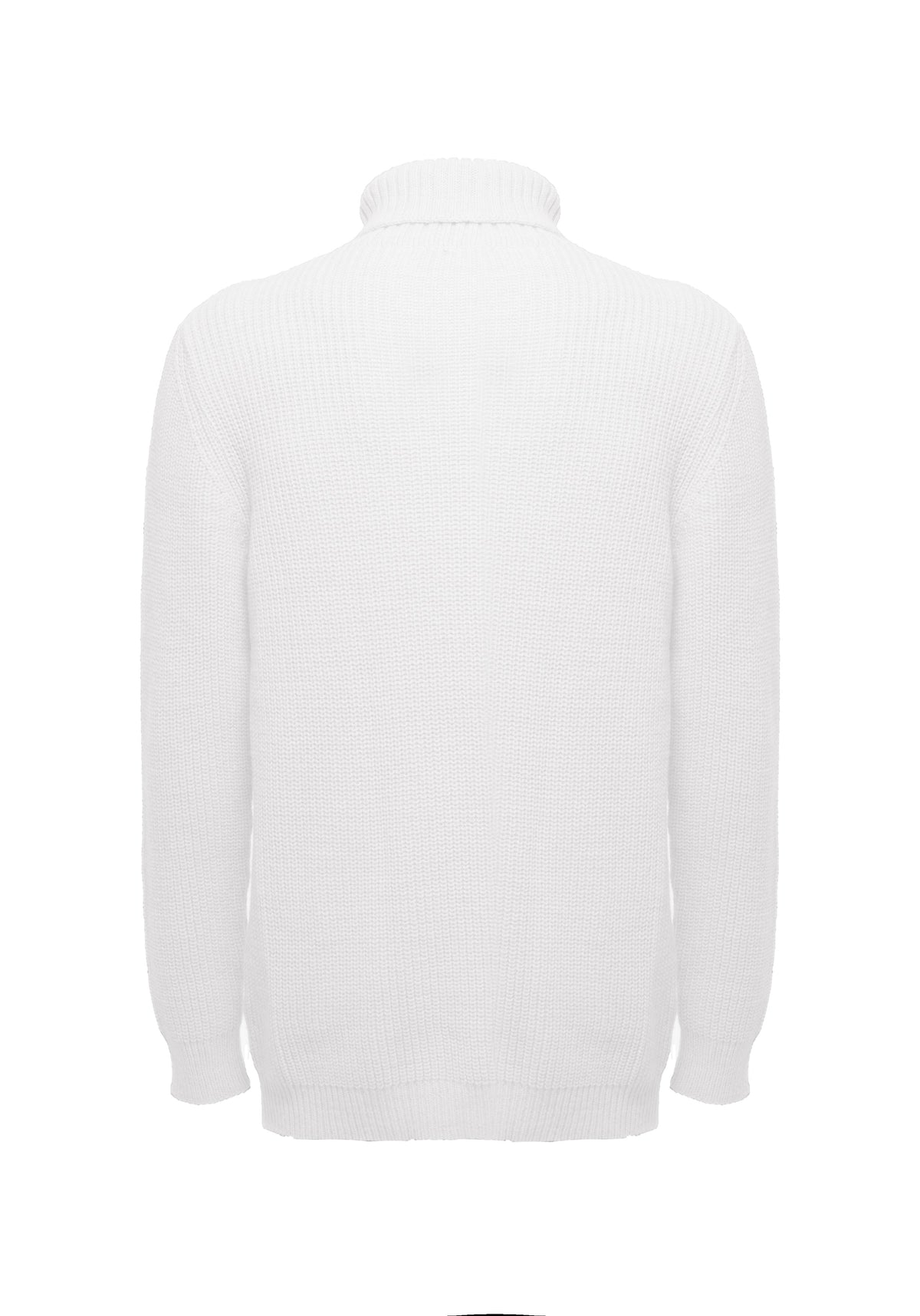 Family First Turtleneck Pure White