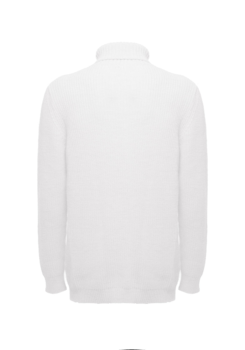 Family First Turtleneck Pure White 