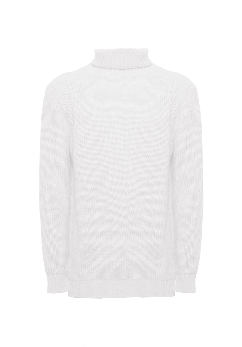 Family First Turtleneck Pure White 