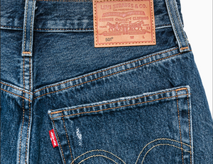 LEVI'S 501 Short Donna Jeans Blue
