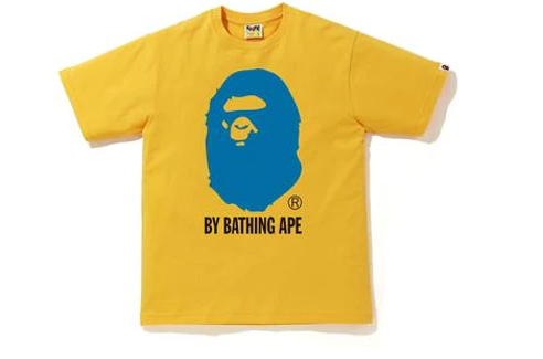 BAPE Big Head Tee Yellow