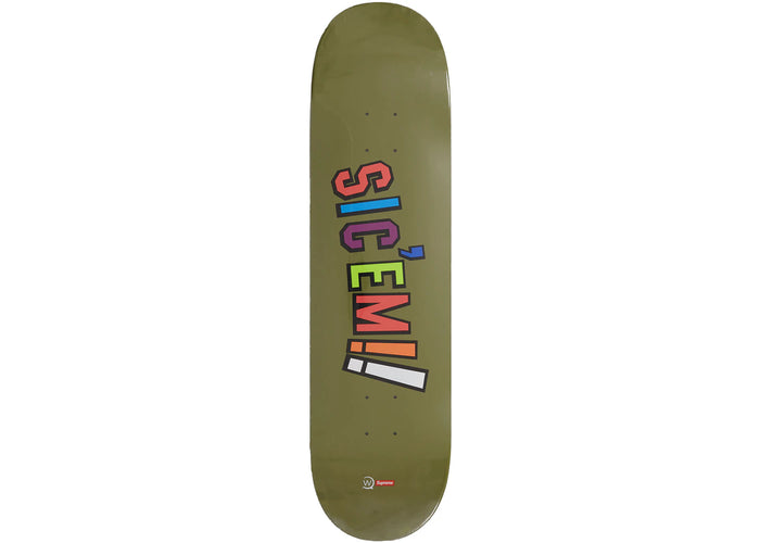 Wtaps  Sic'em Skateboard Deck Olive