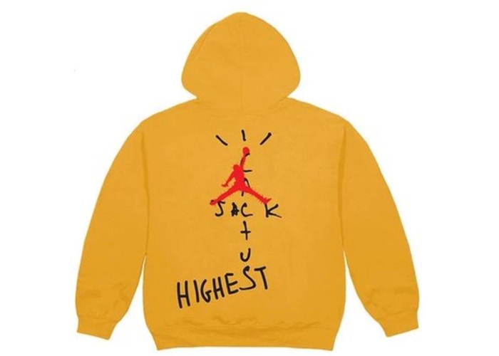 Travis Scott Jordan Cactus Jack Highest Hoodie Gold