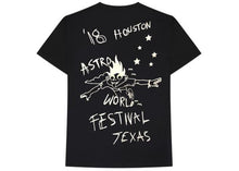 Load image into Gallery viewer, Travis Scott Look Mom I Can Fly Festival Tee Black