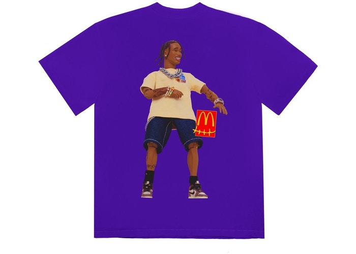 Travis Scott x McDonald's Action Figure Series T-Shirt Purple