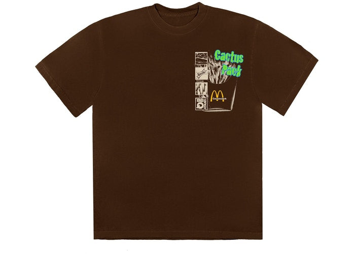 Travis Scott x McDonald's Cactus Pack Vintage Promo T-Shirt Brown