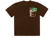 Carica l&#39;immagine nel visualizzatore di Gallery, Travis Scott x McDonald&#39;s Cactus Pack Vintage Promo T-Shirt Brown
