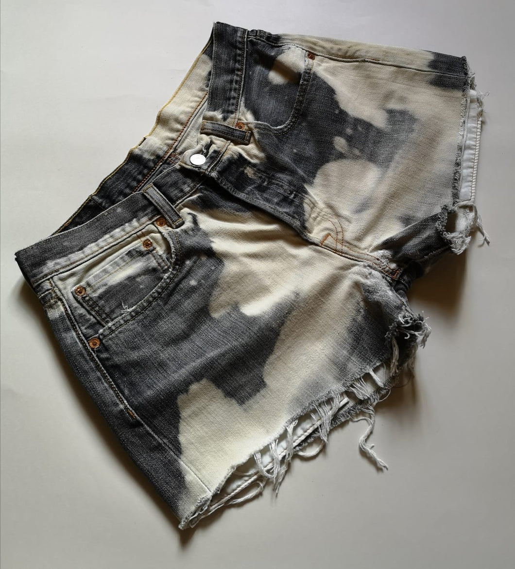 LEVI'S 501 Woman Shorts Jeans Revisited Tie Dye