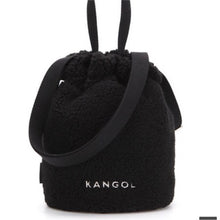 Load image into Gallery viewer, Kangol Teddy Bucket Bag Black