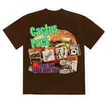 Carica l&#39;immagine nel visualizzatore di Gallery, Travis Scott x McDonald&#39;s Cactus Pack Vintage Promo T-Shirt Brown