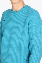 Carica l&#39;immagine nel visualizzatore di Gallery, Paul Memoire Light Blue Wool Sweater