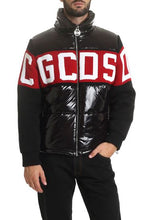 Load image into Gallery viewer, GCDS Wool Sleeves Black Puffer Jacket