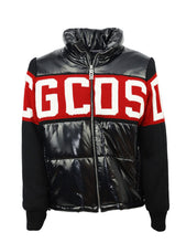 Load image into Gallery viewer, GCDS Wool Sleeves Black Puffer Jacket