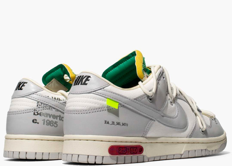 Nike Dunk Low Off-White Lot 25 50 – BASECESENA