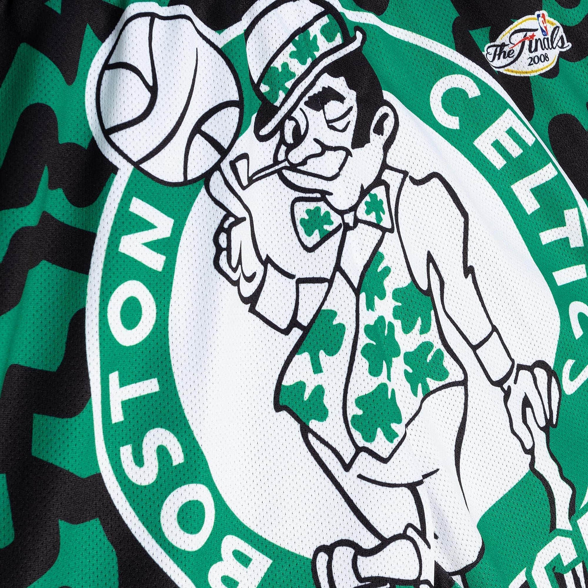 Mitchell &amp; Ness Nba Boston Celtics Jumbrotron Sublimated Short 