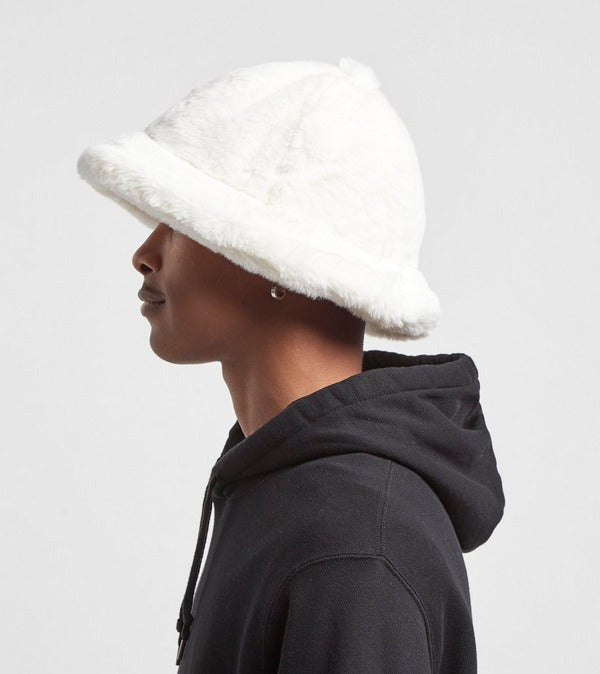 Kangol Faux Fur Casual White