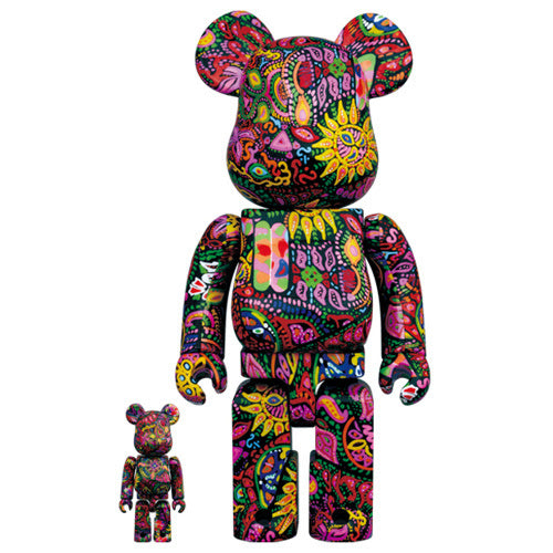 PREORDER Medicom Toy Bearbrick 100% 400% PSYCHEDELIC PAISLEY 2-PACK