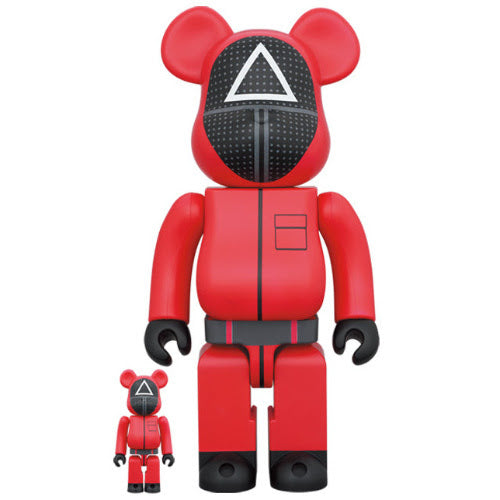 (PREORDER) BEARBRICK 400% SQUID GAME SOLDIER 2-PACK 